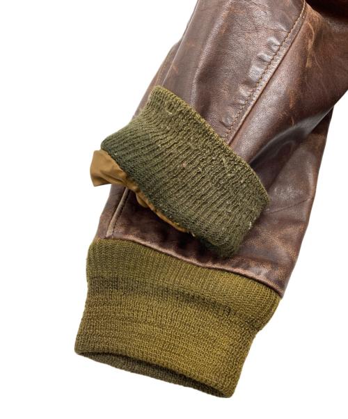 Schott（ショット）Schott (ショット) G-1フライトレザージャケット ブラウン サイズ:38の古着・服飾アイテム