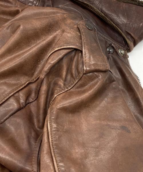 Schott（ショット）Schott (ショット) G-1フライトレザージャケット ブラウン サイズ:38の古着・服飾アイテム