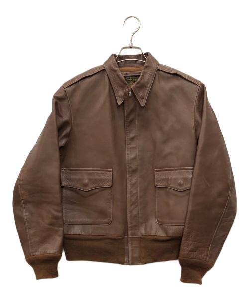 Pherrow's（フェローズ）Pherrow's (フェローズ) A-2レザージャケット ブラウン サイズ:36の古着・服飾アイテム