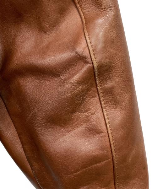VANSON（バンソン）VANSON (バンソン) A-2レザーフライトジャケット ブラウン サイズ:38の古着・服飾アイテム