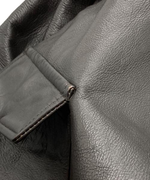 YMCLKY（ワイエムシーエルケーワイ）YMCLKY (ワイエムシーエルケーワイ) A-2 レザーフライトジャケット ブラウン サイズ:Lの古着・服飾アイテム