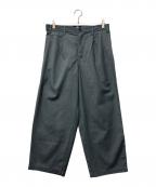 stussyステューシー）の古着「Striped Volume Pleated Trouser」｜グレー