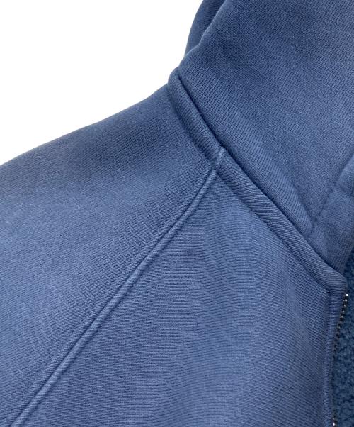 stussy（ステューシー）stussy (ステューシー) RELAXED ZIP HOODIE ブルー サイズ:Mの古着・服飾アイテム