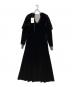 Ameri VINTAGE (アメリヴィンテージ) VELOUR PUFF SLEEVE DRESS ブラック サイズ:M 未使用品：18000円