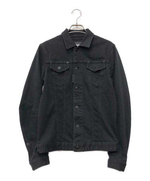 DSQUARED2（ディースクエアード）DSQUARED2 (ディースクエアード) デニムジャケット ブラック サイズ:44の古着・服飾アイテム