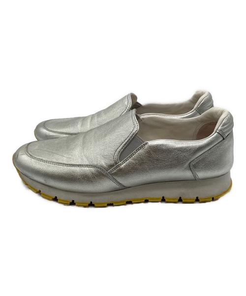 PRADA SPORTS（プラダスポーツ）PRADA SPORTS (プラダスポーツ) レザースリッポン シルバー サイズ:38の古着・服飾アイテム