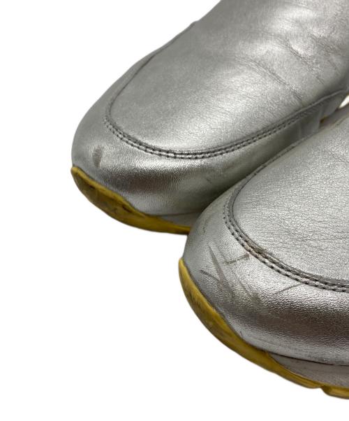 PRADA SPORTS（プラダスポーツ）PRADA SPORTS (プラダスポーツ) レザースリッポン シルバー サイズ:38の古着・服飾アイテム