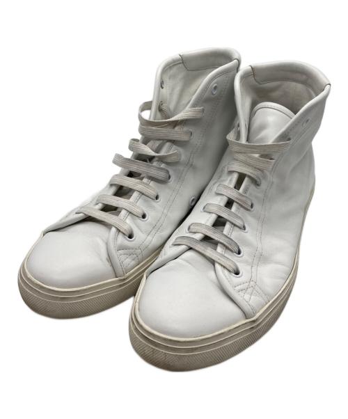 Saint Laurent Paris（サンローランパリ）Saint Laurent Paris (サンローランパリ) Malibu Mid Top Sneakers ホワイト サイズ:26の古着・服飾アイテム