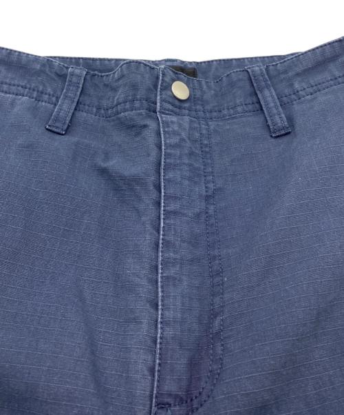 stussy（ステューシー）stussy (ステューシー) リップストップ ダブルニーワークパンツ ネイビー サイズ:SIZE 76cm (W30)の古着・服飾アイテム