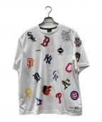F.C.R.B.エフシーレアルブリストル）の古着「MLB TOUR ALL TEAM BIG TEE」｜ホワイト