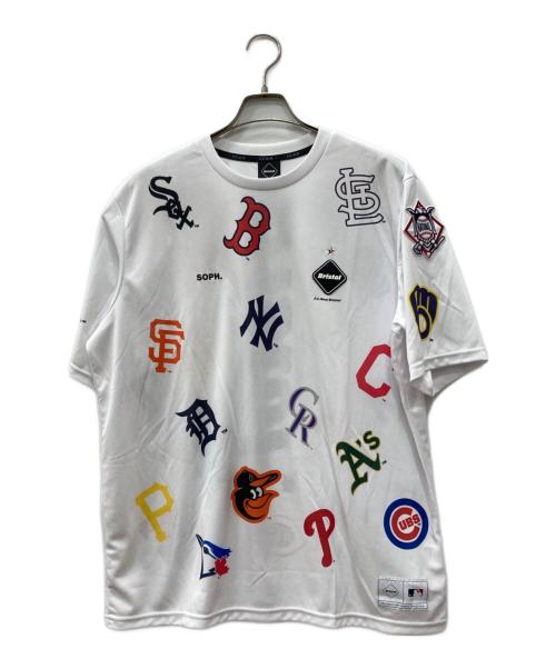 F.C.R.B.（エフシーレアルブリストル）F.C.R.B. (エフシーレアルブリストル) MLB TOUR ALL TEAM BIG TEE ホワイト サイズ:Sの古着・服飾アイテム