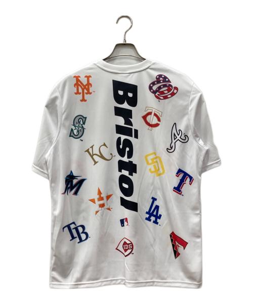 F.C.R.B.（エフシーレアルブリストル）F.C.R.B. (エフシーレアルブリストル) MLB TOUR ALL TEAM BIG TEE ホワイト サイズ:Sの古着・服飾アイテム