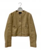 BOWTEバウト）の古着「DOUBLE CLOTH SHORT JACKET」｜ベージュ