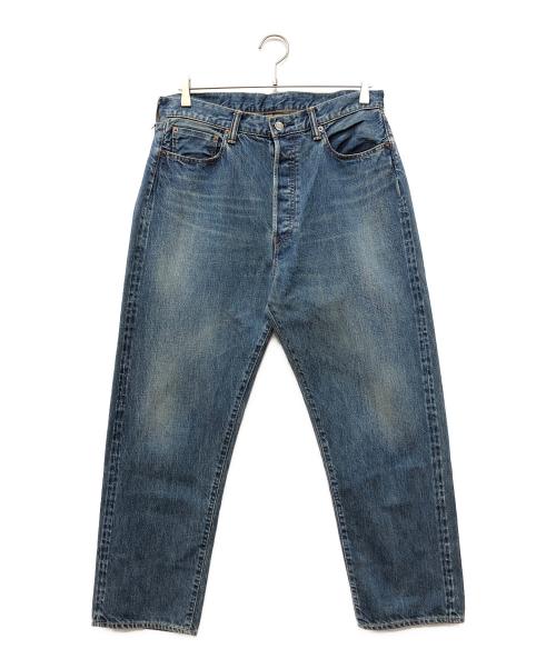 A.PRESSE（アプレッセ）A.PRESSE (アプレッセ) Washed Denim Wide Pants インディゴ サイズ:30の古着・服飾アイテム