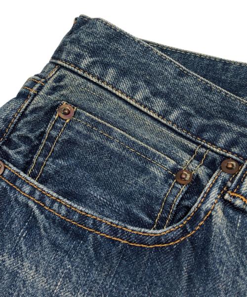A.PRESSE（アプレッセ）A.PRESSE (アプレッセ) Washed Denim Wide Pants インディゴ サイズ:30の古着・服飾アイテム