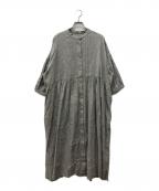 オオカミとフクロウオオカミトフクロウ）の古着「フクロウと野ばらとアナベル」｜チャコールグレー