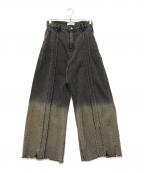 SAINTMARTINサンマルタン）の古着「デニムパンツ」｜ブラック