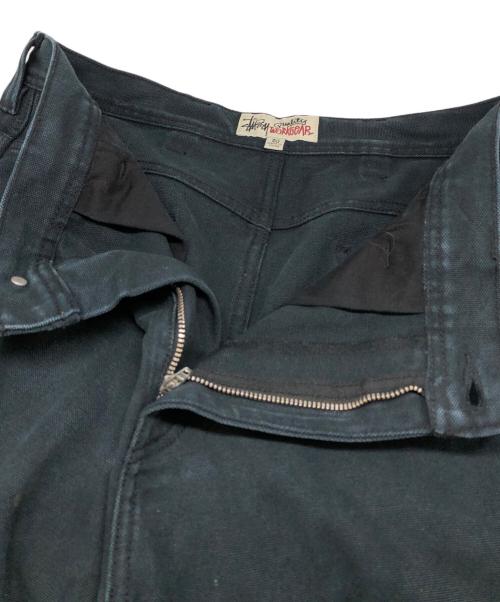 stussy（ステューシー）stussy (ステューシー) WASHED CANVAS WORK SHORT ネイビー サイズ:30の古着・服飾アイテム