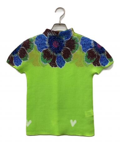 中古・古着通販】me ISSEY MIYAKE (ミーイッセイ ミヤケ) 半袖フラワー