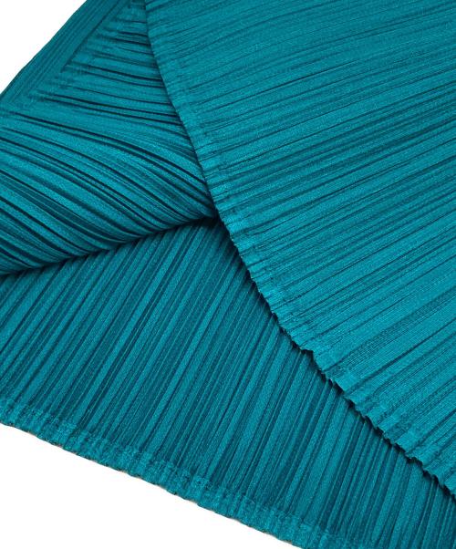PLEATS PLEASE（プリーツプリーズ）PLEATS PLEASE (プリーツプリーズ) ノースリーブプリーツカットソー ブルー サイズ:3の古着・服飾アイテム