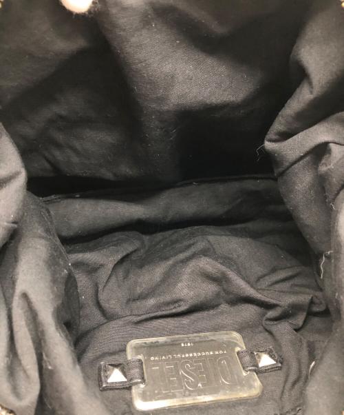 DIESEL（ディーゼル）DIESEL (ディーゼル) Archive shoulder mesh 2way bag ブラックの古着・服飾アイテム