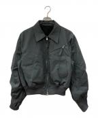 OUATオーユーエーティー）の古着「BOMBER JACKET」｜グレー