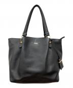 TOD'Sトッズ）の古着「レザーハンドバッグ」｜ブラック