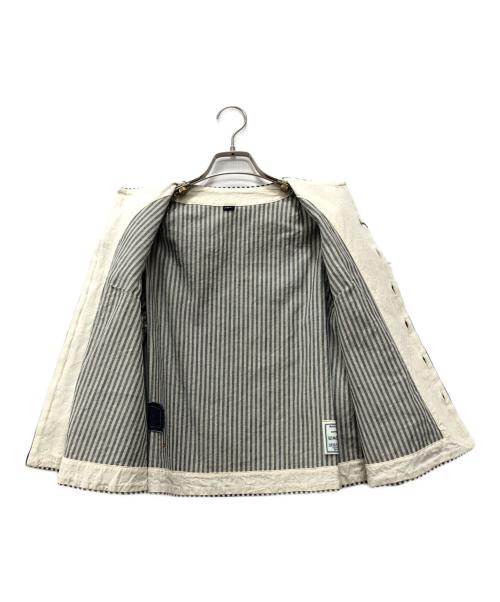 45R（フォーティファイブ・アール）45R (フォーティファイブ・アール) 小麦デニムのレフアブラウス ネイビー サイズ:下記参照の古着・服飾アイテム