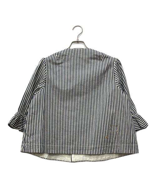 45R（フォーティファイブ・アール）45R (フォーティファイブ・アール) 小麦デニムのレフアブラウス ネイビー サイズ:下記参照の古着・服飾アイテム