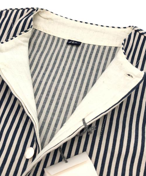 45R（フォーティファイブ・アール）45R (フォーティファイブ・アール) 小麦デニムのレフアブラウス ネイビー サイズ:下記参照の古着・服飾アイテム