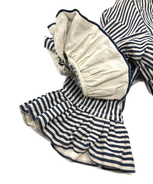 45R（フォーティファイブ・アール）45R (フォーティファイブ・アール) 小麦デニムのレフアブラウス ネイビー サイズ:下記参照の古着・服飾アイテム