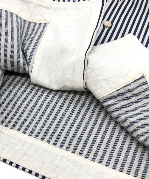 45R（フォーティファイブ・アール）45R (フォーティファイブ・アール) 小麦デニムのレフアブラウス ネイビー サイズ:下記参照の古着・服飾アイテム