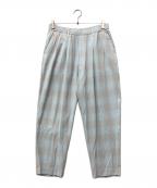 N.HOOLYWOODエヌ ハリウッド）の古着「WIDE EASY SLACKS」｜ブルー