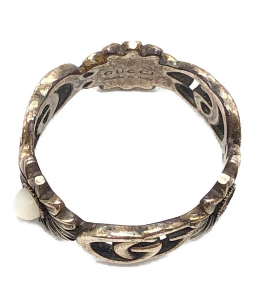 GUCCI（グッチ）GUCCI (グッチ) GGフラワーリング ゴールド サイズ:12号の古着・服飾アイテム