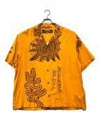 jacquemusジャックムス）の古着「La Chemise Jean Summer Sketch Bowling Shirt」｜オレンジ
