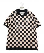 DAIRIKUダイリク）の古着「Lame Soccer Uniform Knit Pullover」｜ブラック
