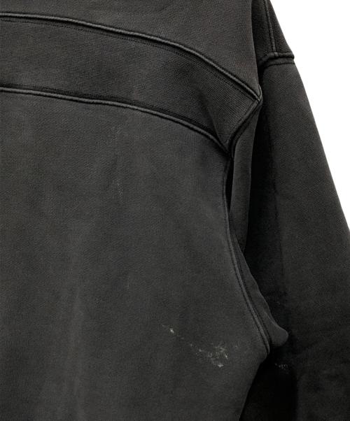 NOMANUAL（ノーマニュアル）NOMANUAL (ノーマニュアル) OVERDYED D.F.L HOODED ZIP-UP グレー サイズ:Lの古着・服飾アイテム