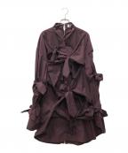 KEISUKEYOSHIDAケイスケヨシダ）の古着「big ribbon shirt」｜ボルドー