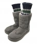 UGG×sacaiアグ×サカイ）の古着「KNIT CLASSIC SHORT」｜ネイビー