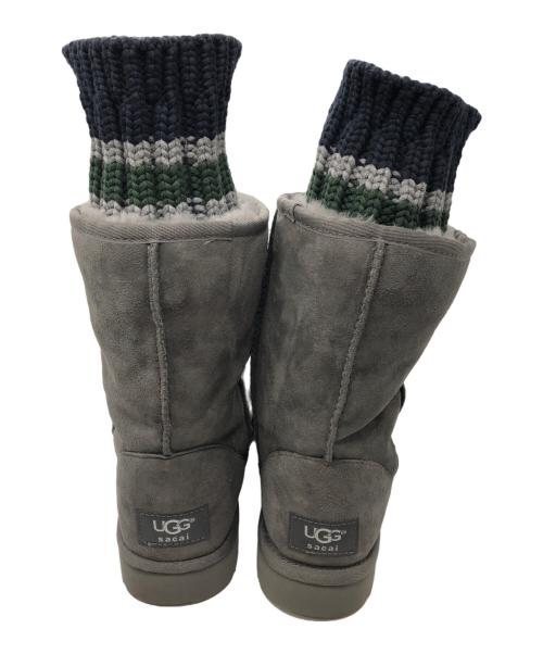 UGG（アグ）UGG (アグ) sacai (サカイ) KNIT CLASSIC SHORT ネイビー サイズ:25cmの古着・服飾アイテム