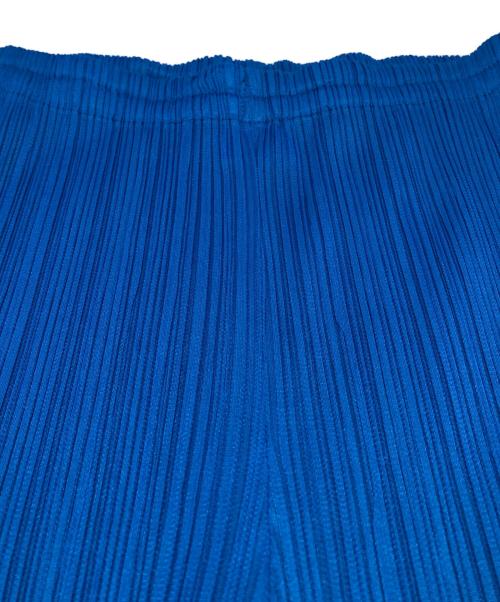ISSEY MIYAKE（イッセイミヤケ）ISSEY MIYAKE (イッセイミヤケ) プリーツパンツ ブルー サイズ:Sの古着・服飾アイテム