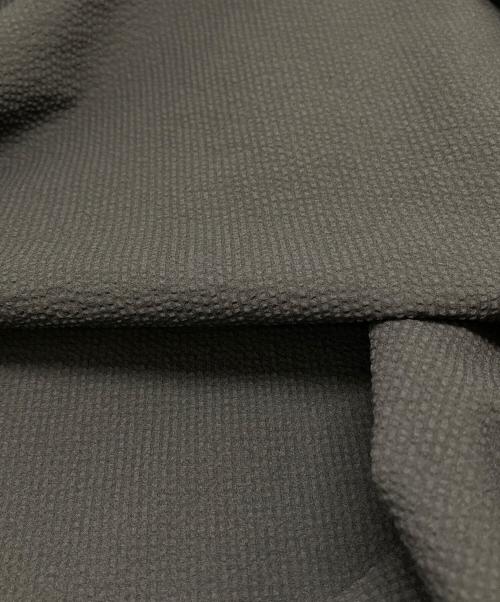 MACPHEE（マカフィー）MACPHEE (マカフィー) シアーサッカーギャザーロングスカート ブラック サイズ:36の古着・服飾アイテム