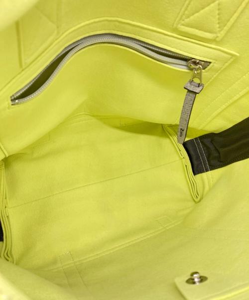 zattu（ザッツ）zattu (ザッツ) 2WAYトートバッグ イエロー サイズ:下記参照の古着・服飾アイテム