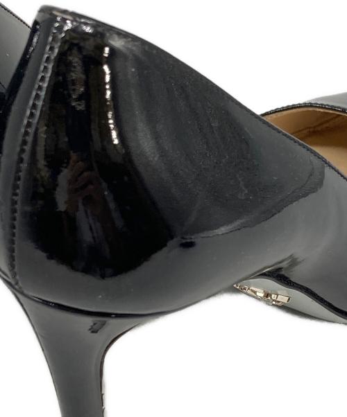 PRADA（プラダ）PRADA (プラダ) エナメルヒールパンプス ブラック サイズ:35の古着・服飾アイテム