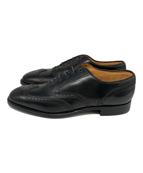 BROOKS BROTHERS（ブルックスブラザーズ）BROOKS BROTHERS (ブルックスブラザーズ) ウィングチップシューズ ブラック サイズ:9 1/2Dの古着・服飾アイテム