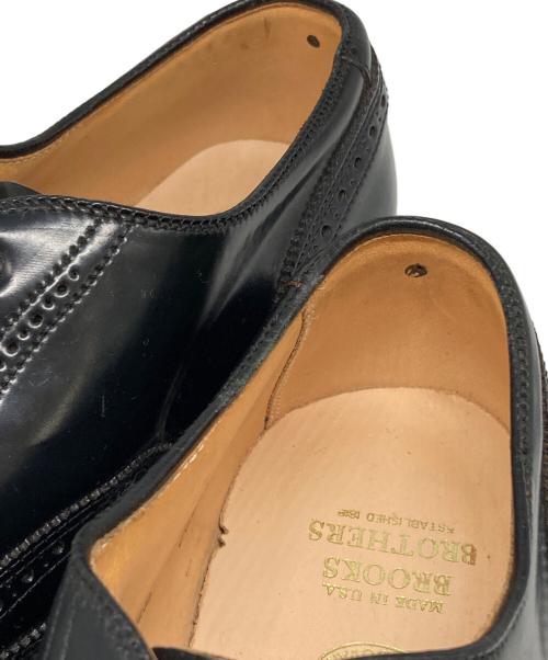 BROOKS BROTHERS（ブルックスブラザーズ）BROOKS BROTHERS (ブルックスブラザーズ) ウィングチップシューズ ブラック サイズ:9 1/2Dの古着・服飾アイテム