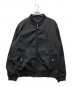 PRADAプラダ）の古着「Re-Nylon PLATE LOGO BOMBER JACKET」｜ブラック