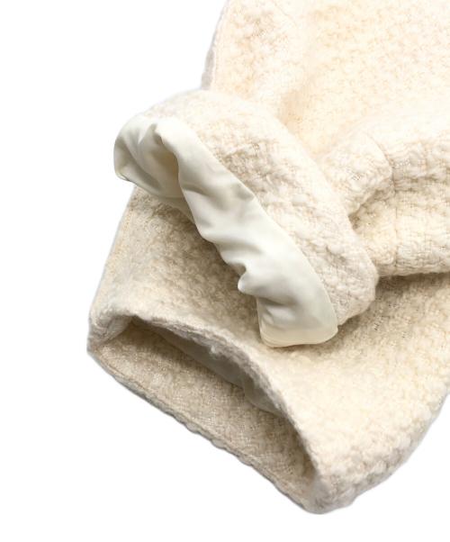 cygne（シーニュ）cygne (シーニュ) ノーカラージャケット アイボリー サイズ:1の古着・服飾アイテム