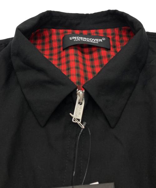 UNDERCOVER（アンダーカバー）UNDERCOVER (アンダーカバー) レーヨンジップアップブルゾン ブラック サイズ:3の古着・服飾アイテム