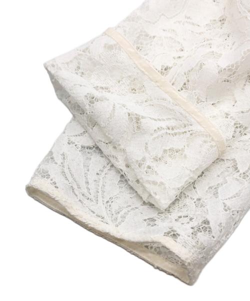 Noble（ノーブル）Noble (ノーブル) ボタニカルレースオープンカラーシャツ ホワイト サイズ:下記参照の古着・服飾アイテム